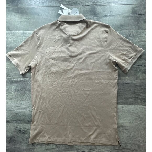 Jachs Polo Shirt Mens XL Ultra Soft Pocket Golf Casual Cotton Taupe MSRP $89 NEW - Picture 2 of 7